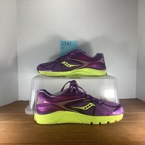 Saucony Kinvara Running Shoes Women's‎ Size 7 Purple Neon Green  Sneakers